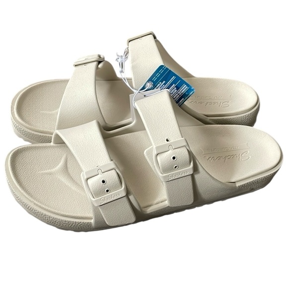 Skechers Women’s Slide Sandals / slippers with 2 Arch Fit loops - Picture 2 of 7